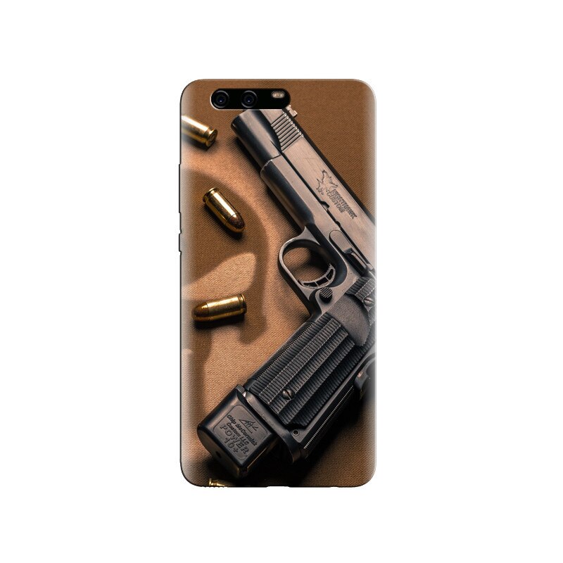 Husa Huawei P10 Nighthawk Custom Pistol And Bullets