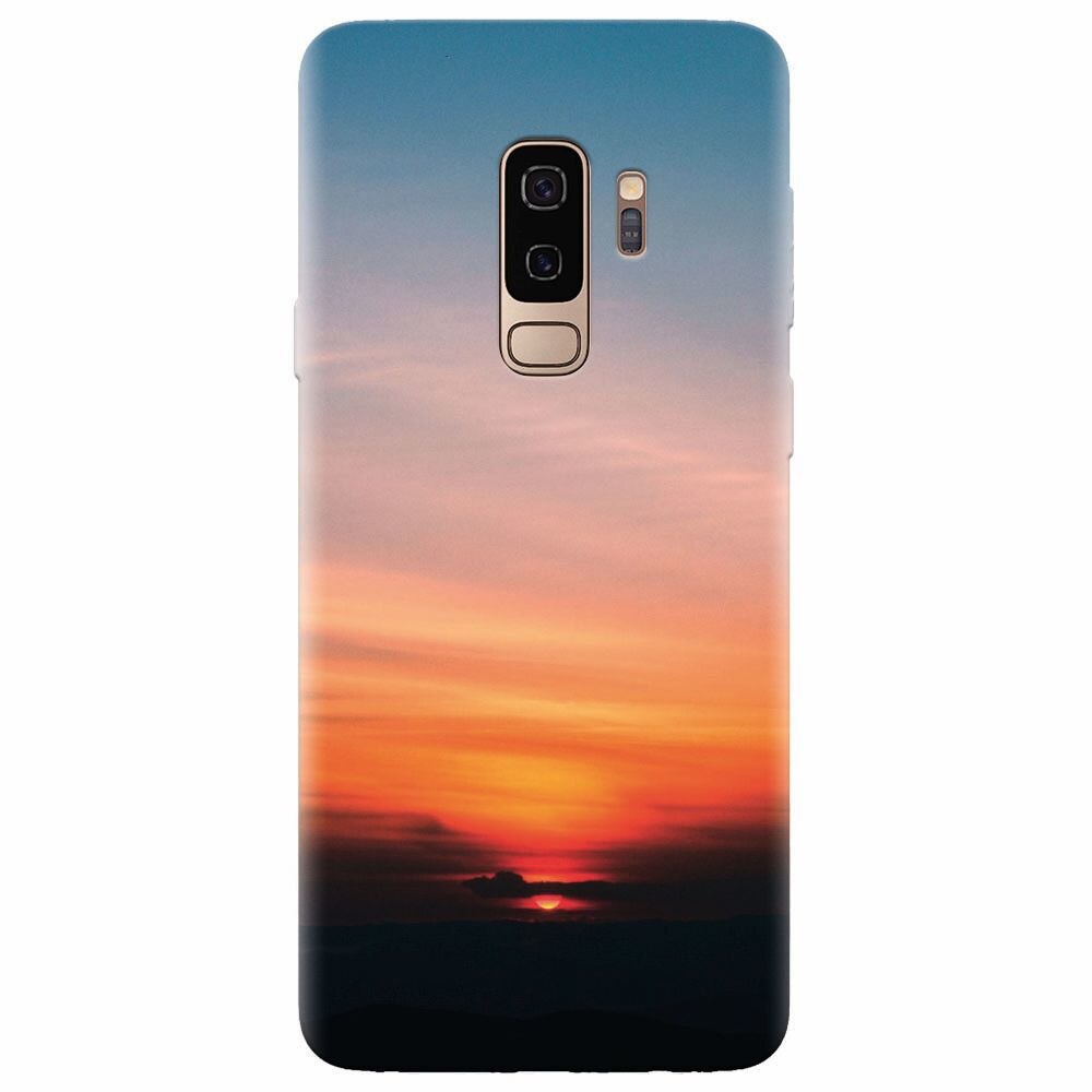 Husa silicon pentru Samsung Galaxy S9 Plus, Calm Clouds