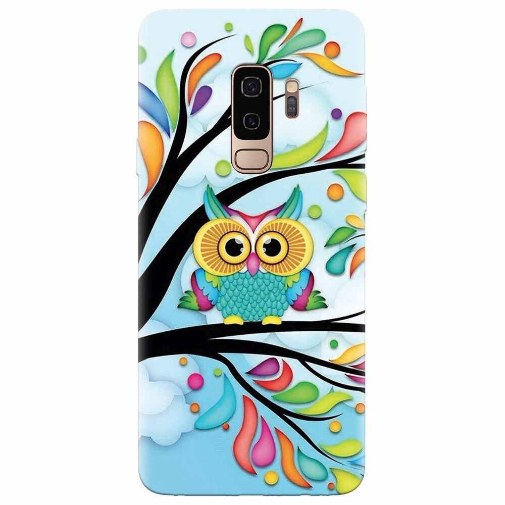 Husa silicon pentru Samsung Galaxy S9 Plus, Owl 101