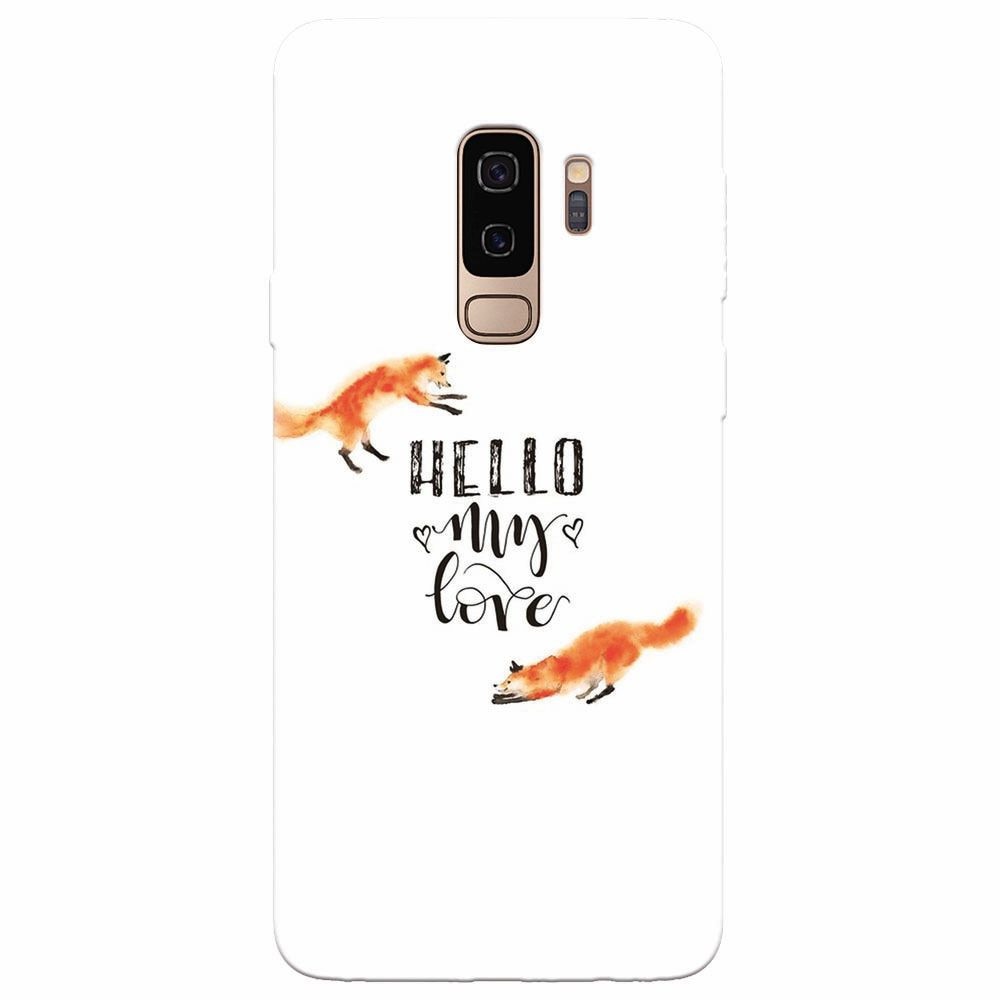Husa silicon pentru Samsung Galaxy S9 Plus, Hello My Love