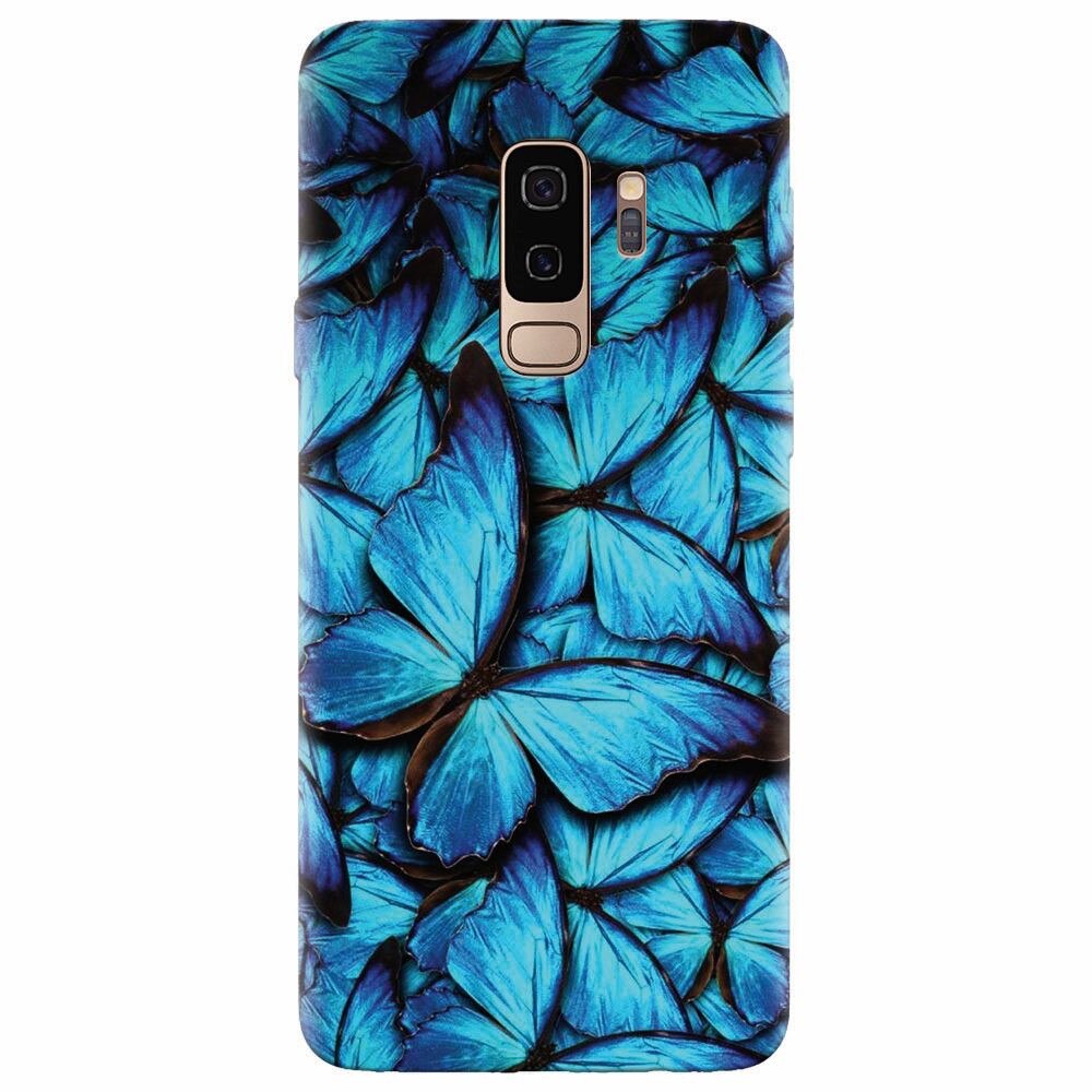 Husa silicon pentru Samsung Galaxy S9 Plus, Blue Butterfly 101
