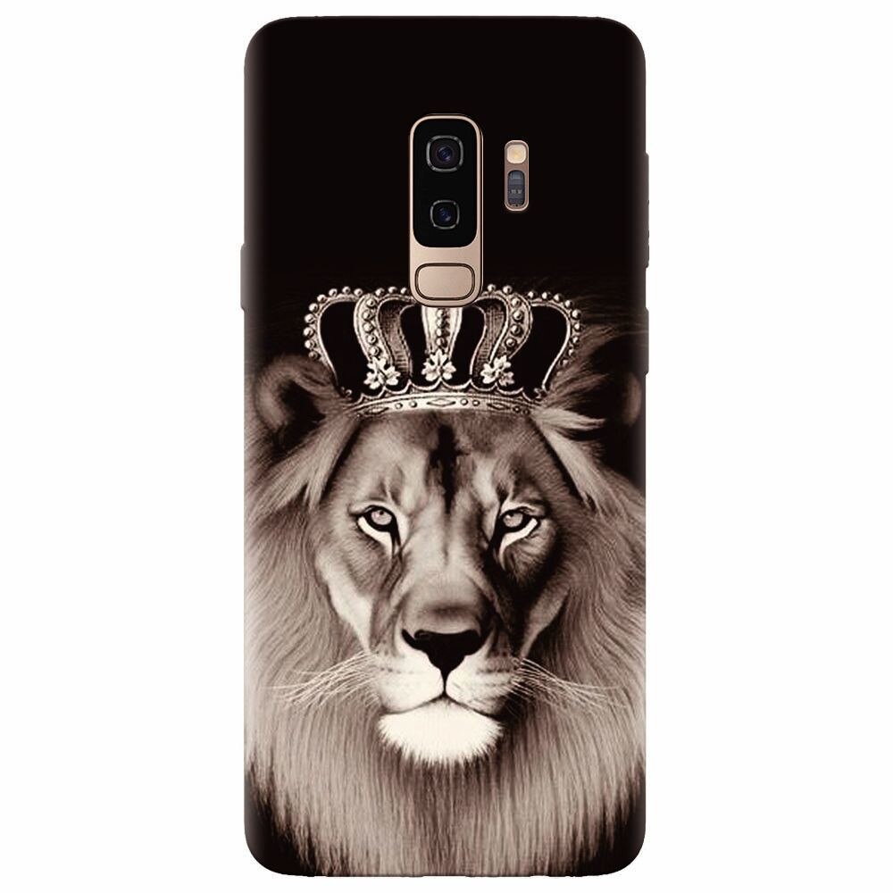 Husa silicon pentru Samsung Galaxy S9 Plus, Lion King