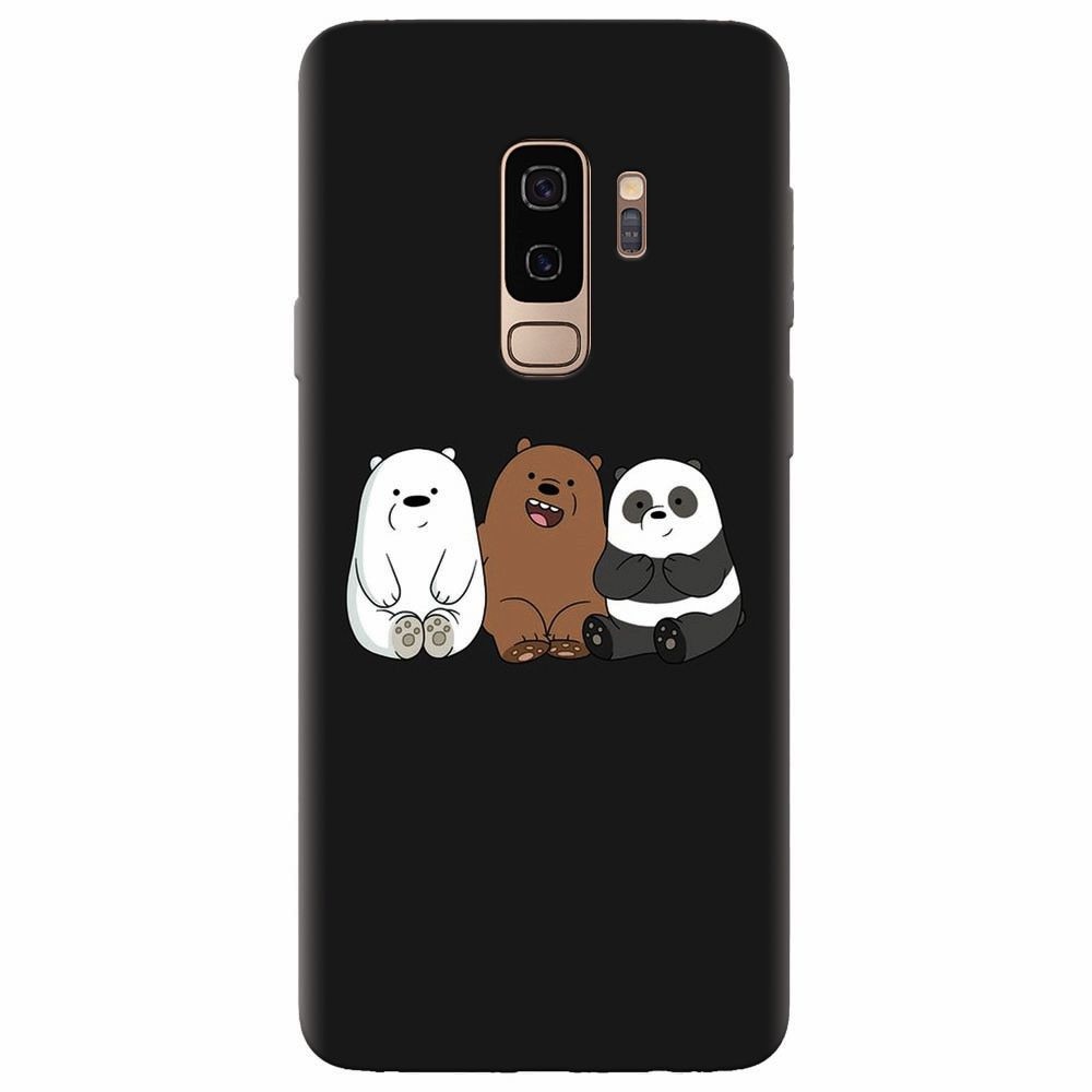 Husa silicon pentru Samsung Galaxy S9 Plus, Bears