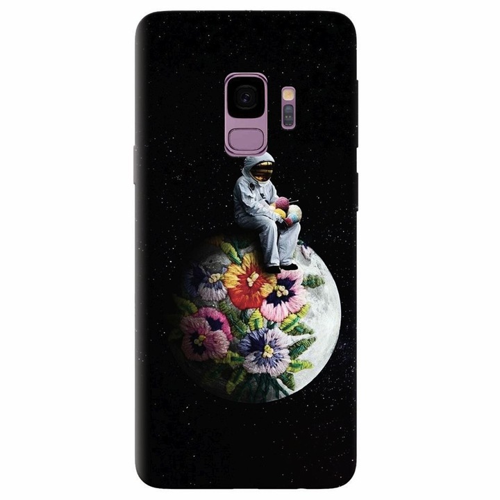 Husa silicon pentru Samsung Galaxy S9, Astronaut