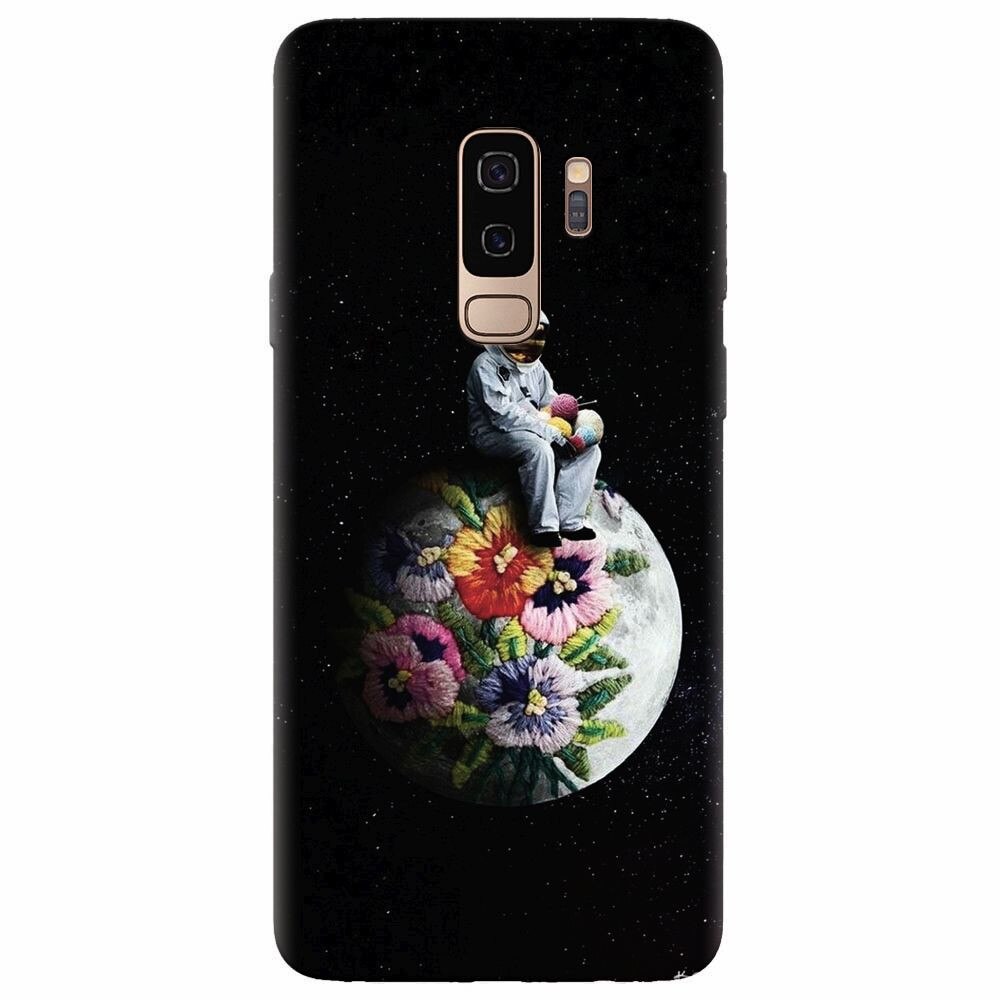 Husa silicon pentru Samsung Galaxy S9 Plus, Astronaut