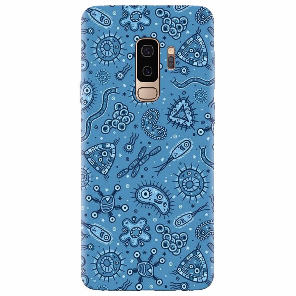 Husa silicon pentru Samsung Galaxy S9 Plus, Bacteria