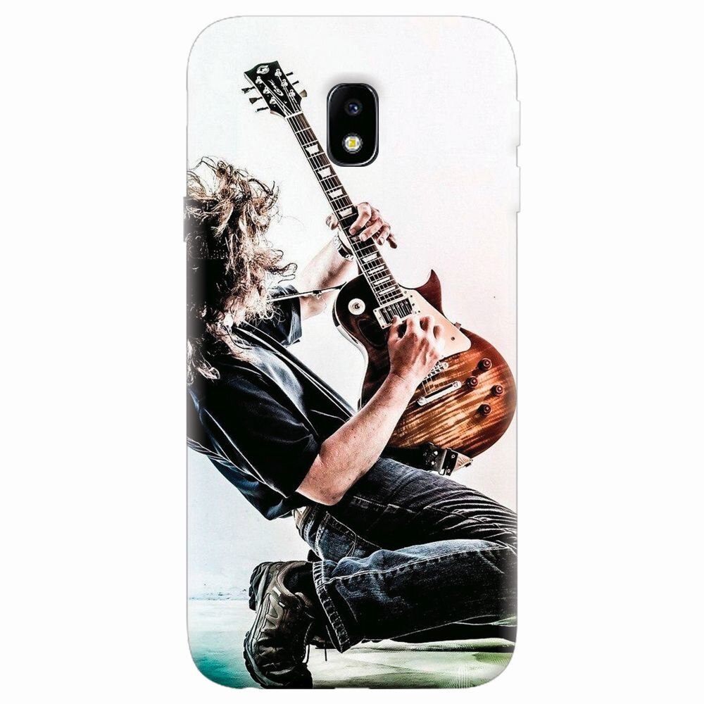 Husa silicon pentru Samsung Galaxy J7 Pro 2017, Rock Star