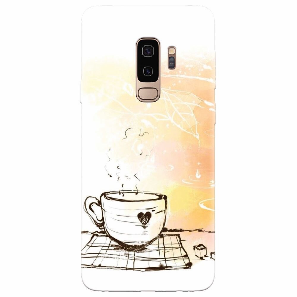 Husa silicon pentru Samsung Galaxy S9 Plus, Coffe Love