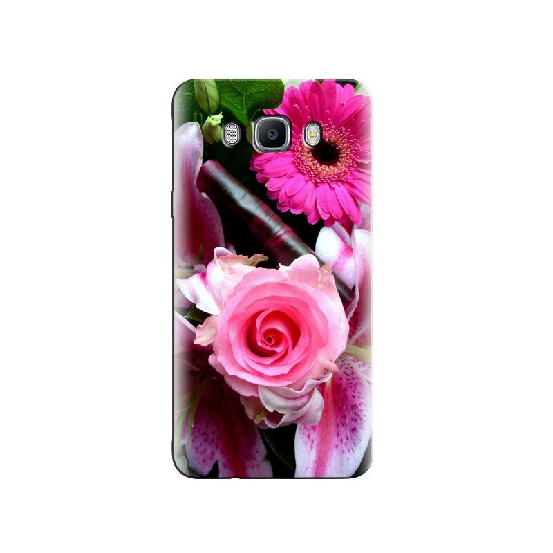 Husa Samsung J5 2016 Pink Flower 001