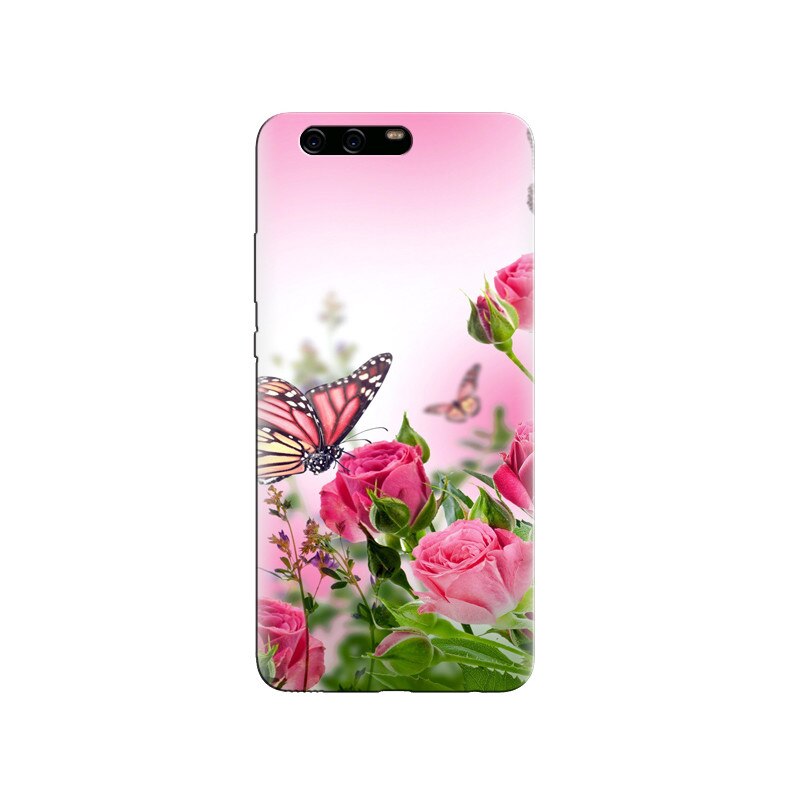 Husa Huawei P10 Pink Butterfly 004