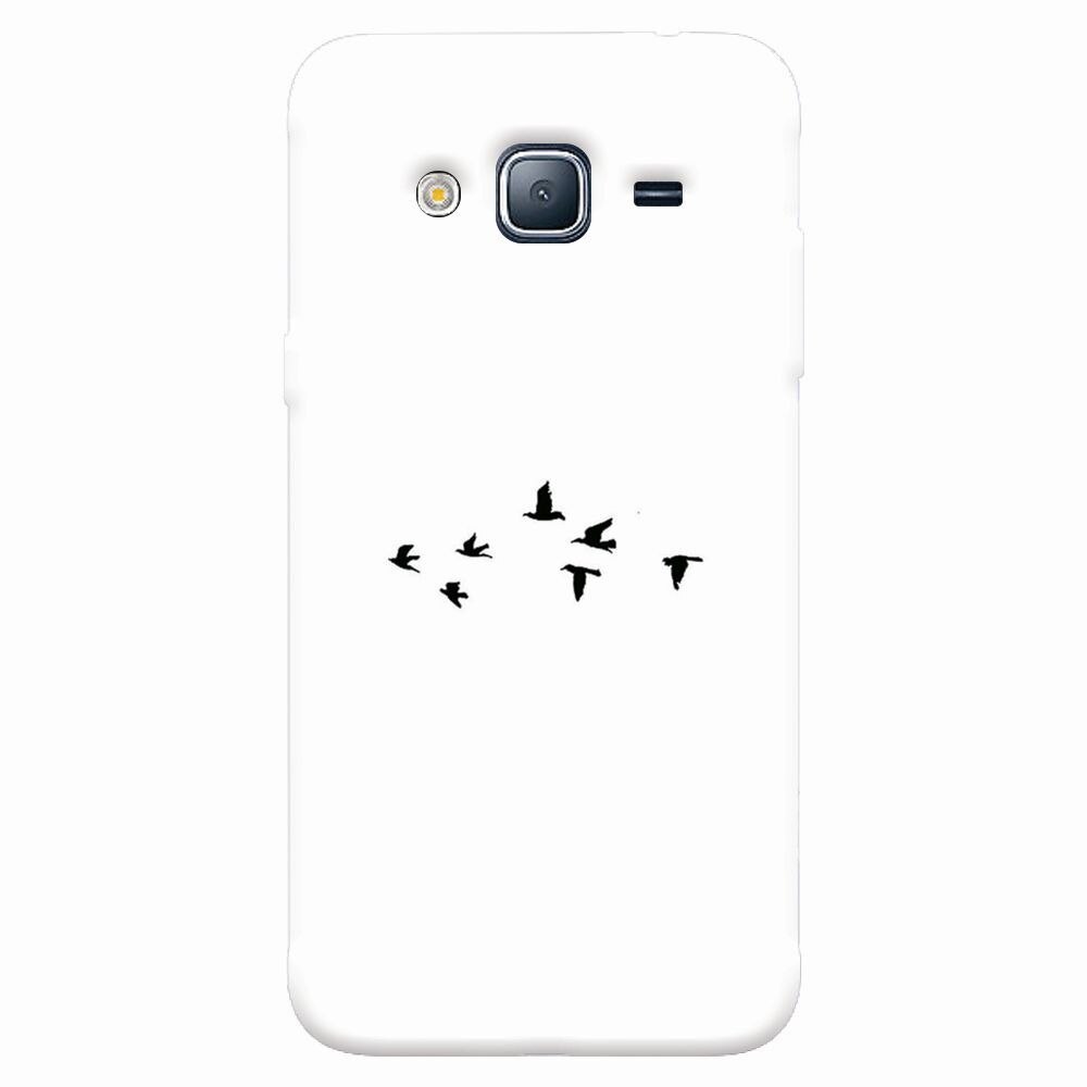 Husa silicon pentru Samsung Galaxy J7 2015, Birds