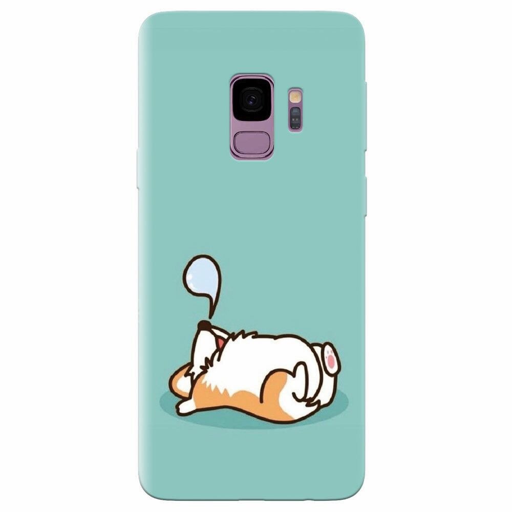 Husa silicon pentru Samsung Galaxy S9, Cute Corgi