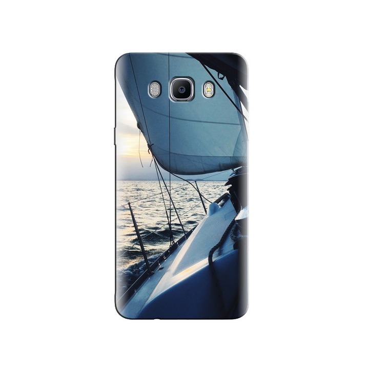Husa din silicon compatibila cu Samsung Galaxy J5 2016 - model Sailboat