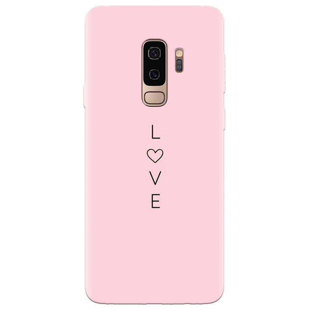 Husa silicon pentru Samsung Galaxy S9 Plus, Love