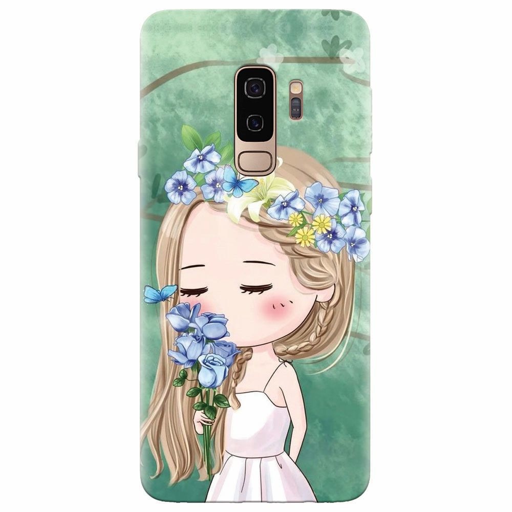 Husa silicon pentru Samsung Galaxy S9 Plus, Girl