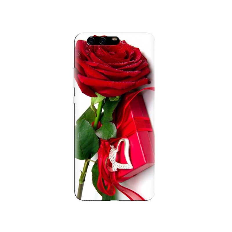 Husa Huawei P10 PLUS Red Rose 002