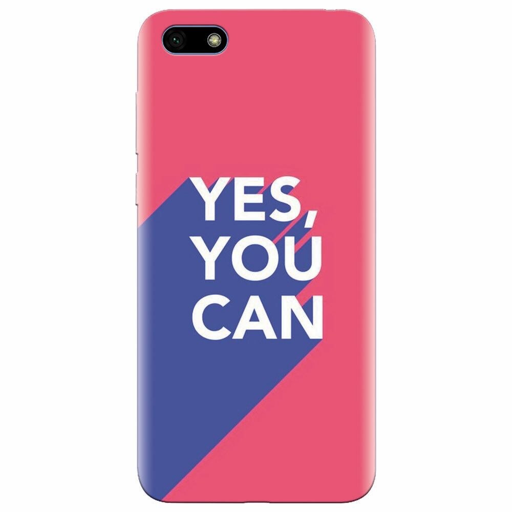 Husa silicon pentru Huawei Y5 Prime 2018, Yes You Can