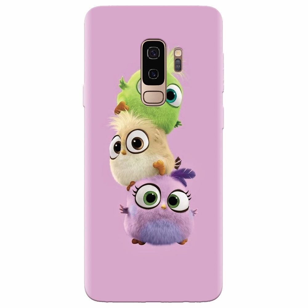 Husa silicon pentru Samsung Galaxy S9 Plus, Baby Birds
