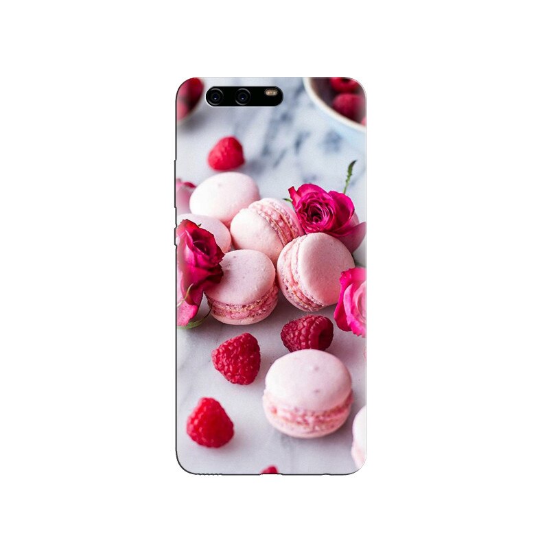 Husa Huawei P10 Pink Rose Macaroons Raspberry