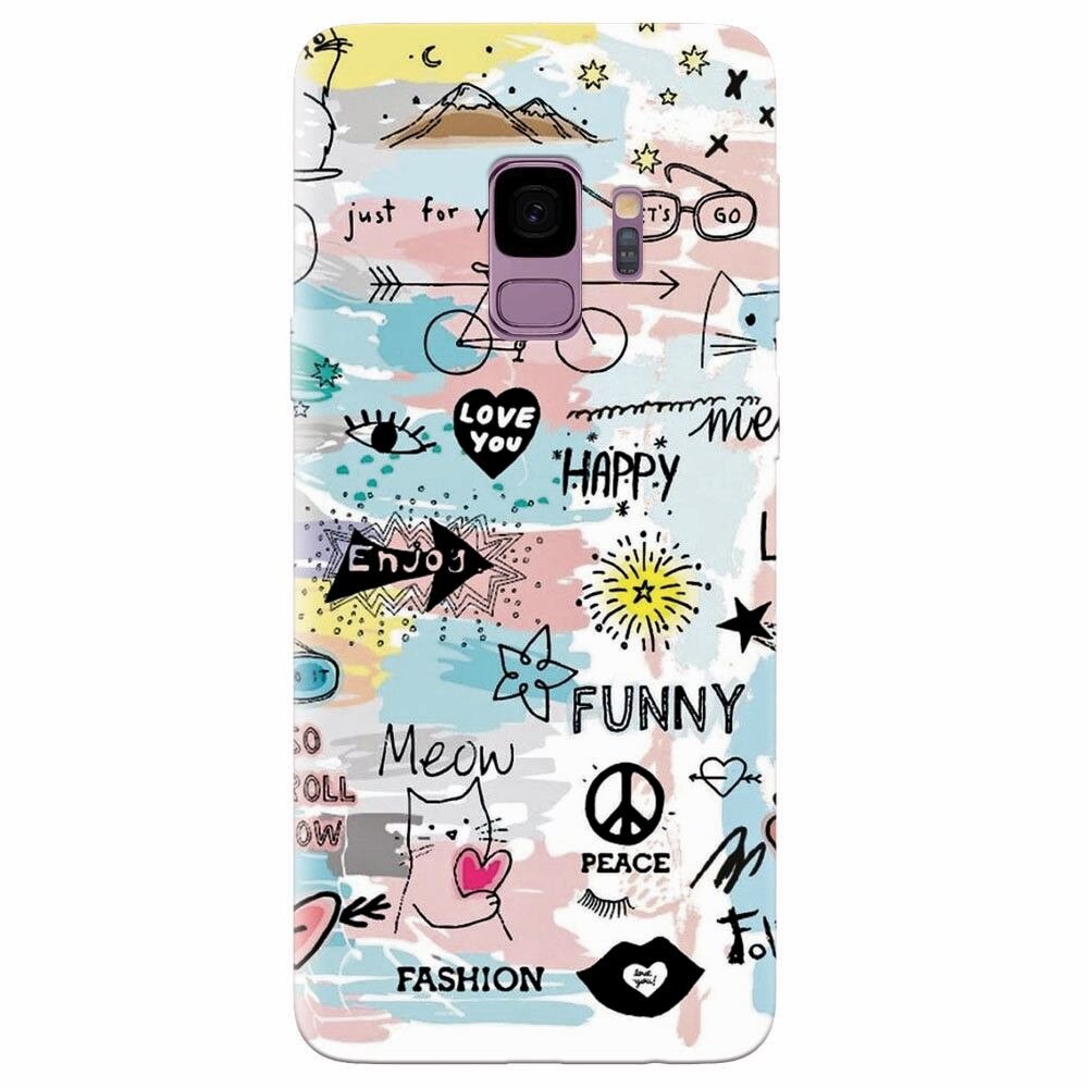 Husa silicon pentru Samsung Galaxy S9, Travel 101