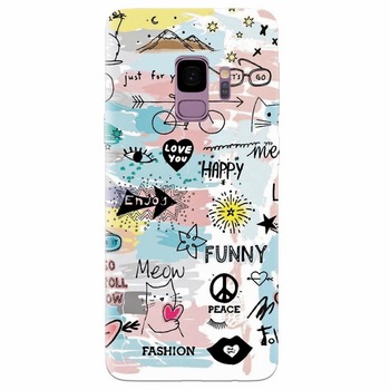 Husa silicon pentru Samsung Galaxy S9, Travel 101 Husa silicon pentru Samsung Galaxy S9, Travel 101