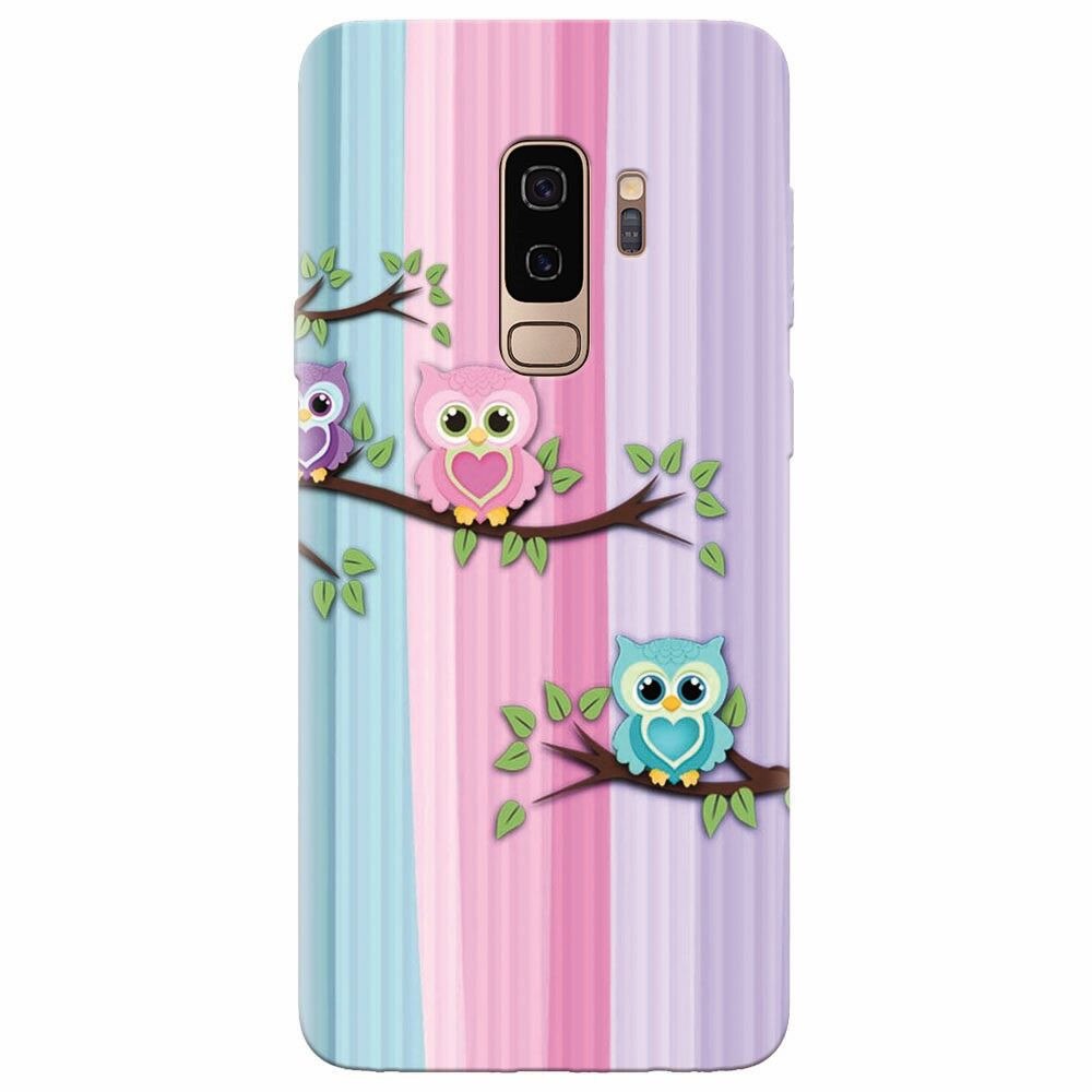 Husa silicon pentru Samsung Galaxy S9 Plus, Cute Owl