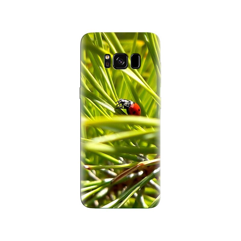 Husa Samsung S8 Macro Ladybug Green Grass