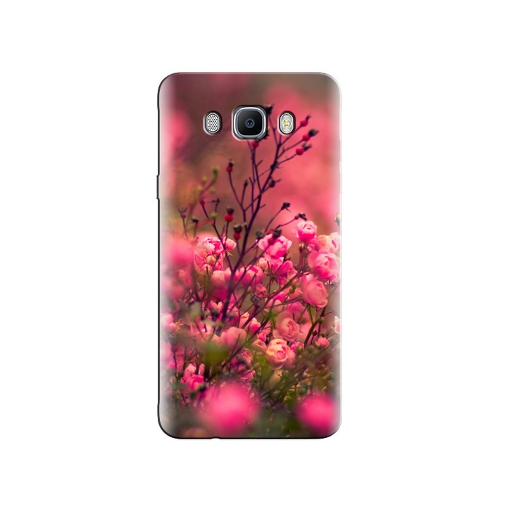 Husa din silicon compatibila cu Samsung Galaxy J5 2016 - model Roses Flowers