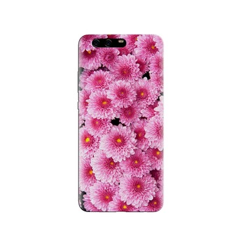 Husa Huawei P10 Pink Flower Phone 001 Husa Huawei P10 Pink Flower Phone 001