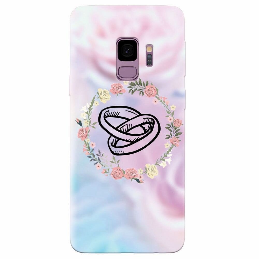 Husa silicon pentru Samsung Galaxy S9, Rings