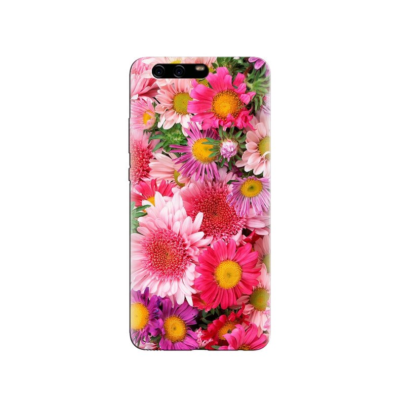 Husa Huawei P10 PLUS Pink Flower 002