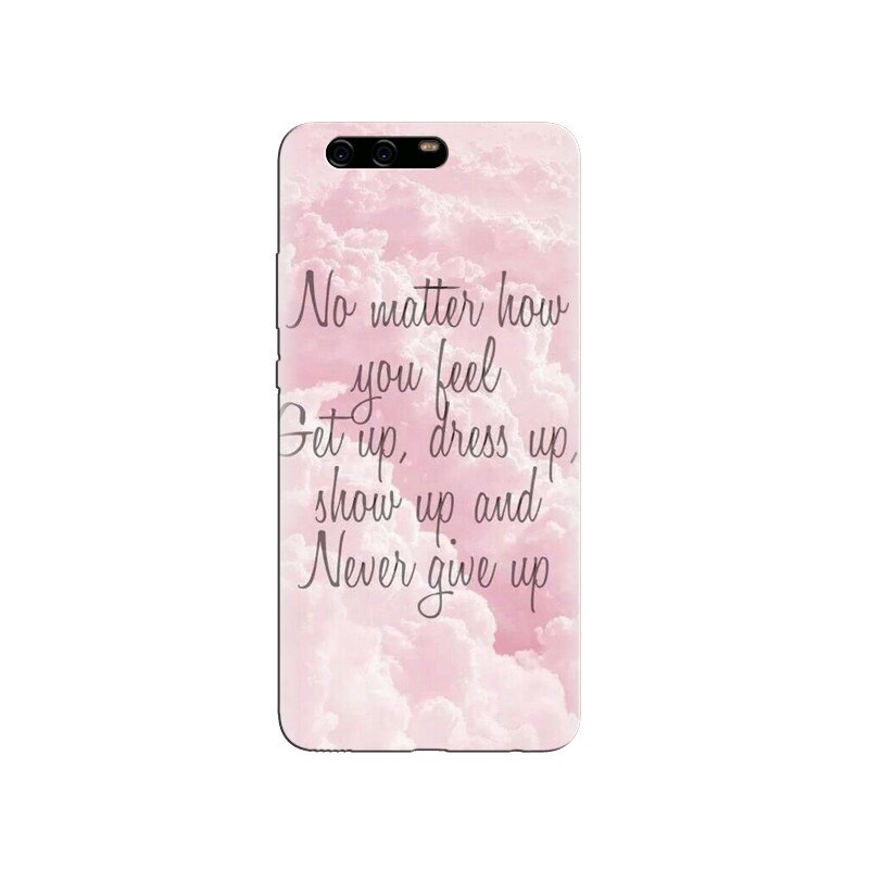 Husa Huawei P10 Pink Quotes
