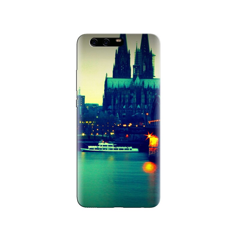 Husa Huawei P10 PLUS Panoramic City River Ship