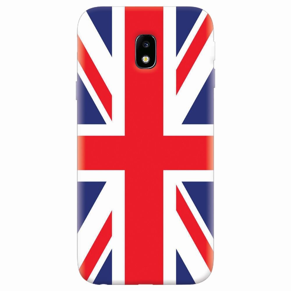 Husa silicon pentru Samsung Galaxy J7 2017, UK Flag Illustration