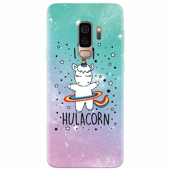 Husa silicon pentru Samsung Galaxy S9 Plus, I Am Hulacorn Husa silicon pentru Samsung Galaxy S9 Plus, I Am Hulacorn