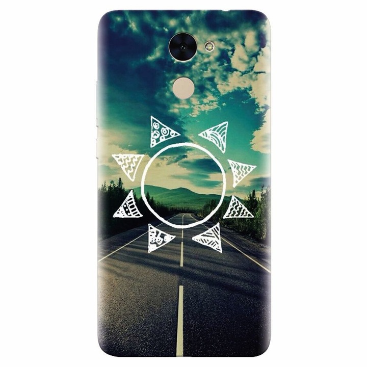 Силиконов кейс за Huawei Enjoy 7 Plus, Sun On The Road