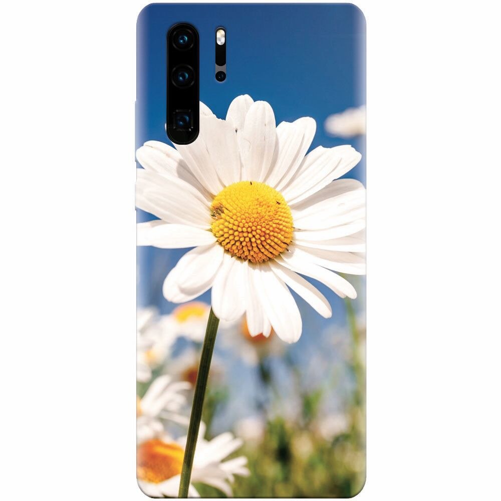 Husa silicon pentru Huawei P30 Pro, Daisies Field Flowers