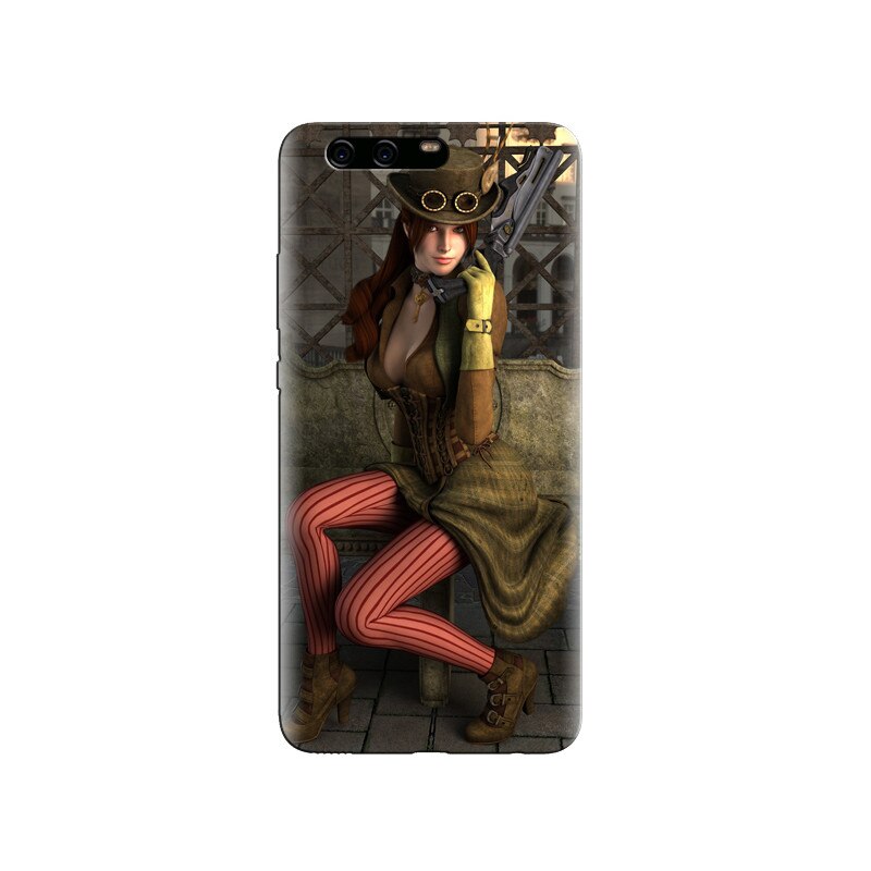 Husa Huawei P10 PLUS Steampunk Girl Outfit