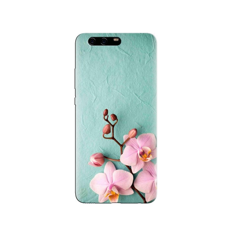 Husa Huawei P10 PLUS Pink Flower Cellphone