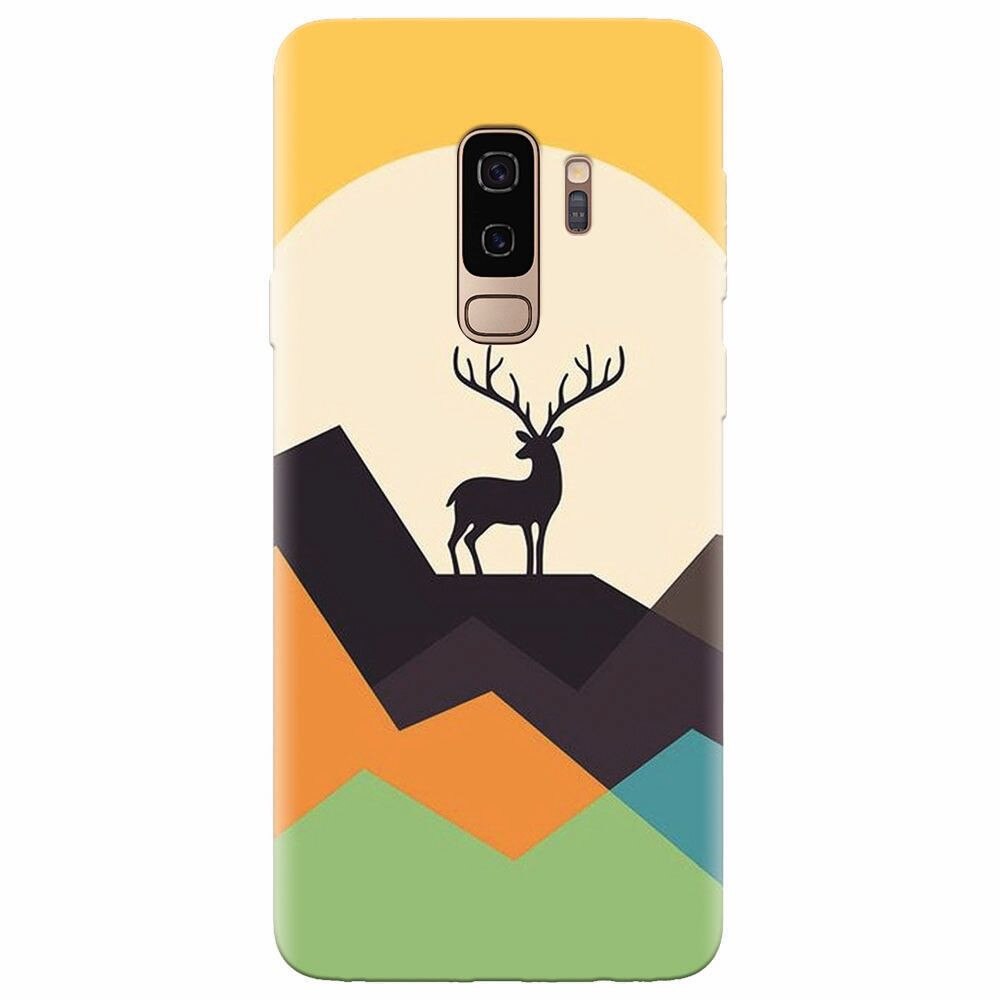 Husa silicon pentru Samsung Galaxy S9 Plus, Abstract Deer