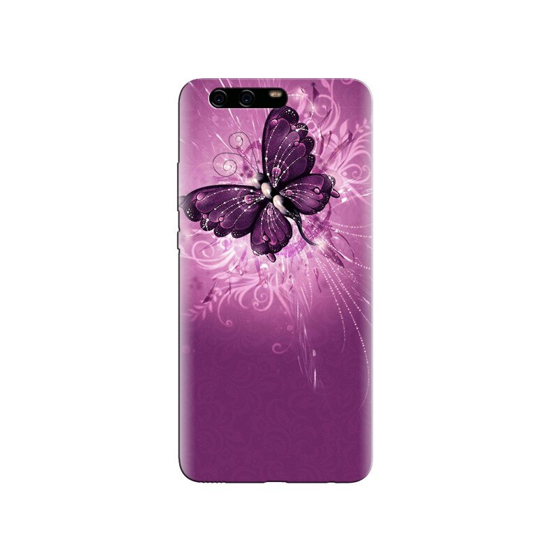 Husa Huawei P10 Purple Butterfly 004
