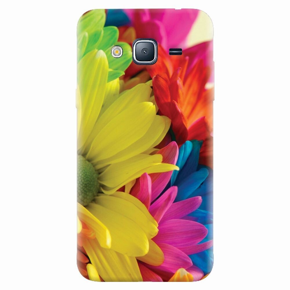 Husa silicon pentru Samsung Galaxy J5 2015, Flower