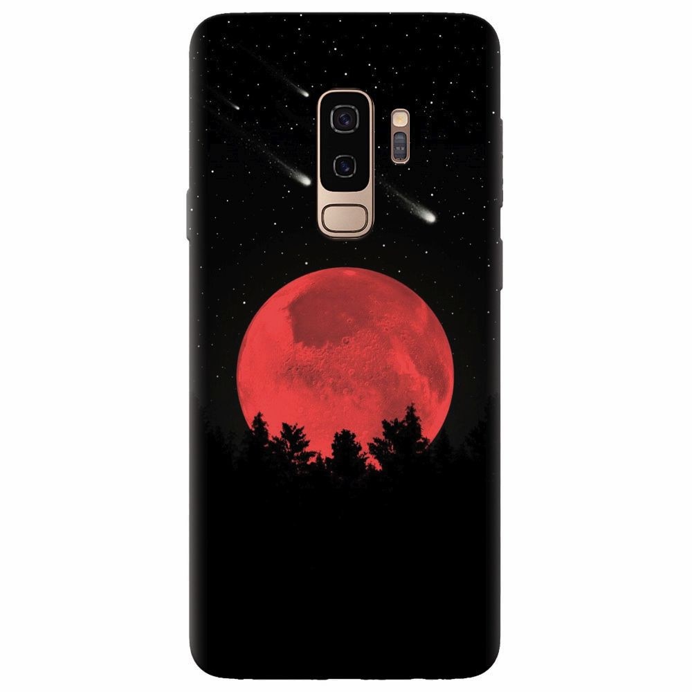 Husa silicon pentru Samsung Galaxy S9 Plus, Blood Moon