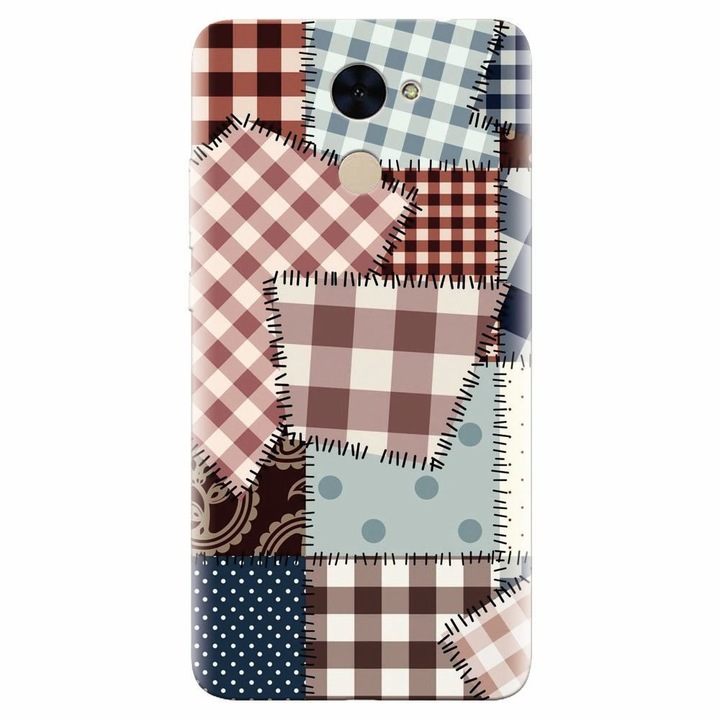 Силиконов кейс за Huawei Enjoy 7 Plus, Patchwork Vector