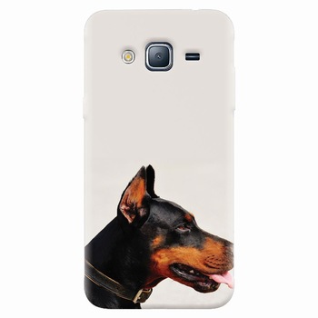 Husa silicon pentru Samsung Galaxy J7 2015, Doberman Husa silicon pentru Samsung Galaxy J7 2015, Doberman