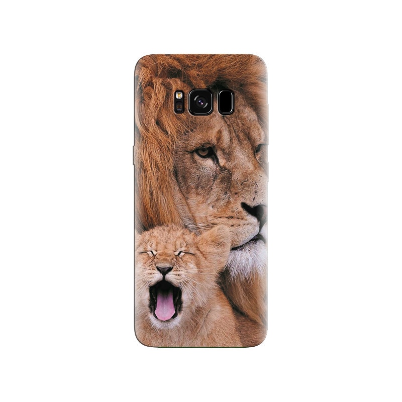 Husa Samsung S8 Lion With Cub Wildlife Animal