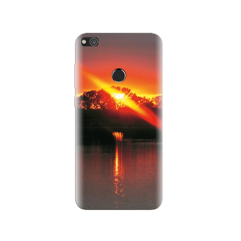 Husa Huawei P8 Lite 2017 River Bank Sunset Tree Nature