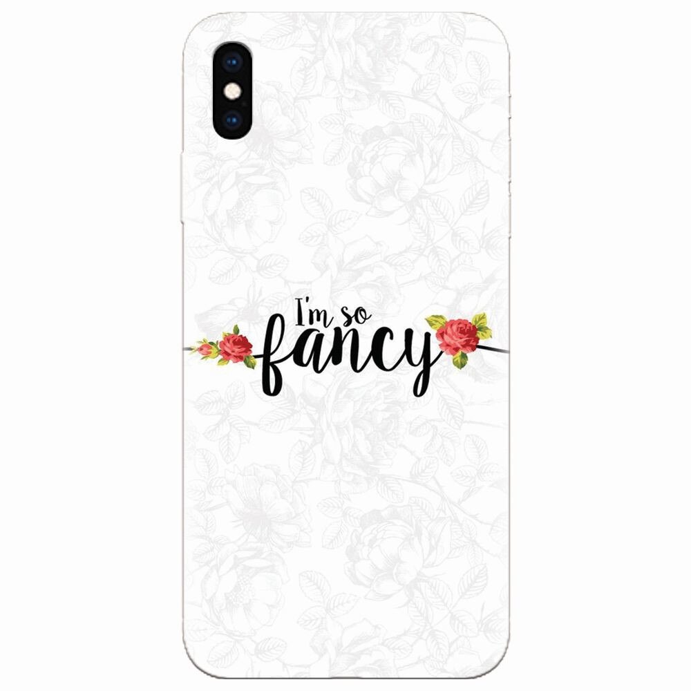 Husa silicon pentru Apple Iphone XS Max, Im So Fancy Floral