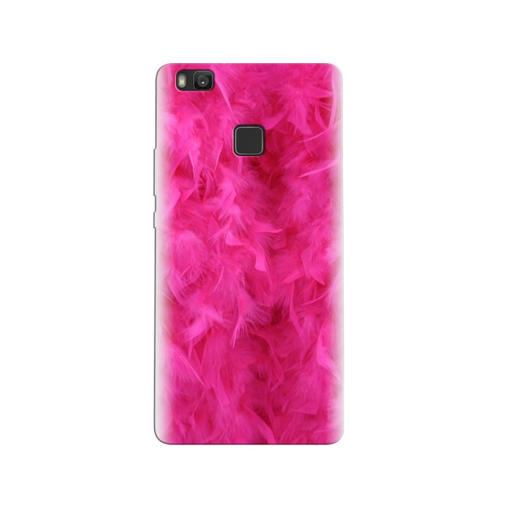 Husa Huawei P9 Lite Pink Feathers
