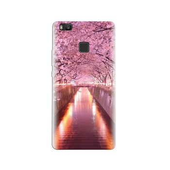 Husa Huawei P9 Lite Pink Flower 003 Husa Huawei P9 Lite Pink Flower 003